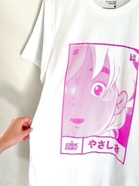 New Lush Labs Tokyo Snow Fairy Anime Shirt